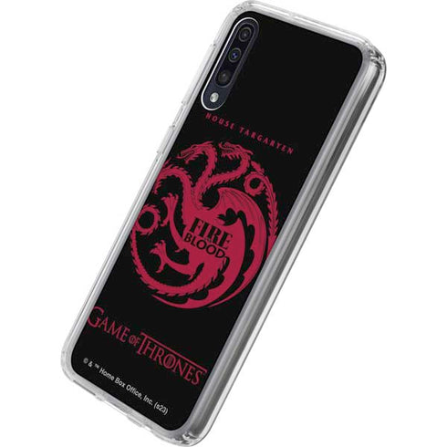 Game of Thrones: House Targaryen Galaxy A50 Clear Case